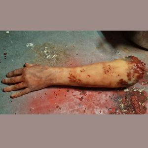 brazo izquierdo cortado de hombre - man left severed arm